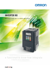 Inverter rX - Omron Europe