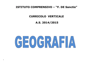 GEOGRAFIA - Istituto Comprensivo "F.De Sanctis"