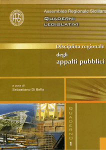 legge quadro in materia di lavori pubblici