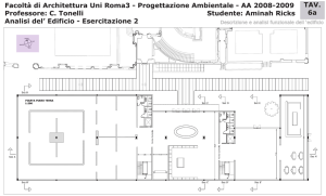 Facoltà di Architettura Uni Roma3 - Progettazione