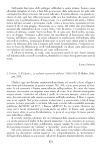 J. COHEN, G. FEDERICO, Lo sviluppo economico italiano (1820