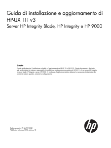 Guida di installazione e aggiornamento di HP