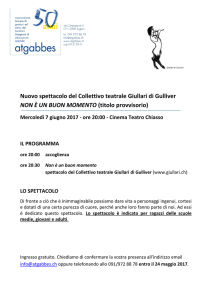 Nuovo spettacolo del Collettivo teatrale Giullari di Gulliver NON È