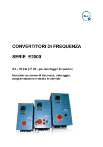 CONVERTITORI DI FREQUENZA SERIE E2000