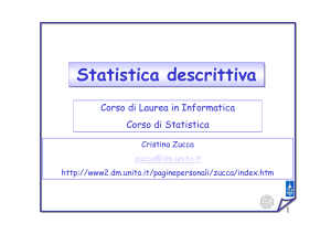 Statistica descrittiva