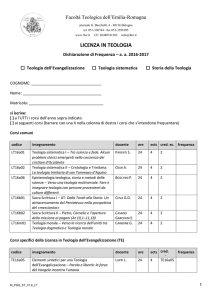 Dichiarazione di frequenza e Piano di studio Licenza tutte le