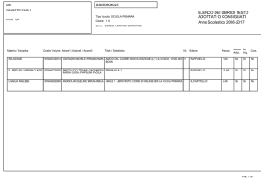 LIBRI A.S 16.17 PRIMARIA URI