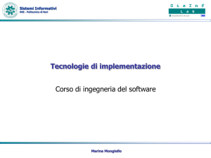 Tecnologie di implementazione - SisInf Lab