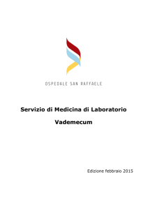 Servizio di Medicina di Laboratorio Vademecum