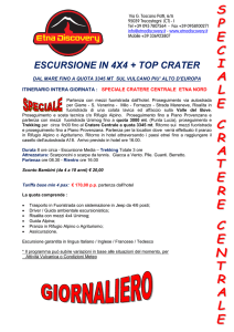 Speciale Ind. EXC FD Etna Nord + Cratere Centrale