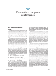 Combustione omogenea ed eterogenea