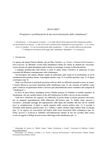 Prospettive e problematiche di una teoria funzionale della cittadinanza