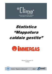 Immergas - Statistica Mappatura caldaie gestite v. 1.0