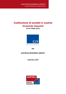 Costituzione di società in Austria