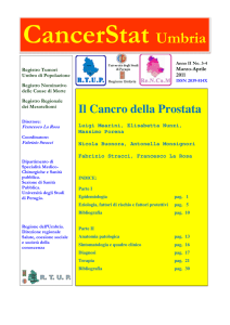 Il Cancro della Prostata - RTUP - Università degli Studi di Perugia