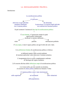 la socializzazione politica - Digilander