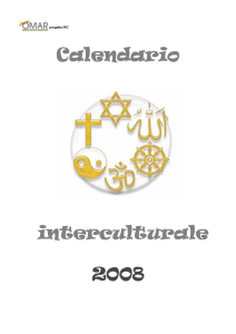 calendario multiculturale 2008