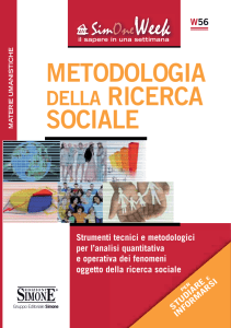 metodologia della ricerca sociale