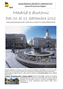 Tour Madrid e Dintorni dal 06 al 11 Settembre 2011 2