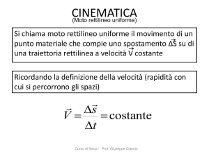 CINEMATICA