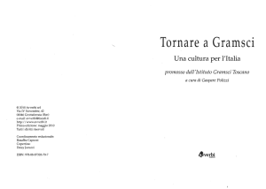 Tornare a Gramsci