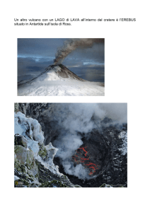 Un altro vulcano con un LAGO di LAVA all`interno del cratere è l