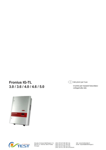 Fronius IG-TL 3.0 / 3.6 / 4.0 / 4.6 / 5.0 [42,0426,0074,IT]