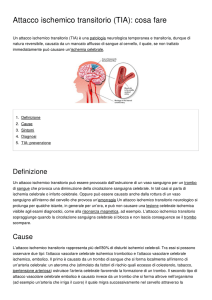 Attacco ischemico transitorio (TIA): cosa fare