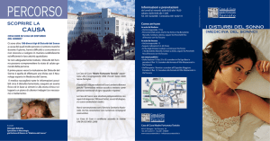 Brochure Medicina del Sonno