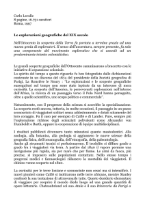 Carlo Lavalle 8 pagine, 16.731 caratteri Roma, 1997