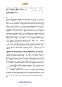 NOTA A «PARADOSSO 2012/2. FORME DELLA