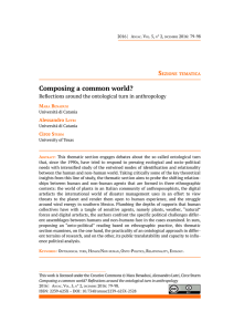 Composing a common world?