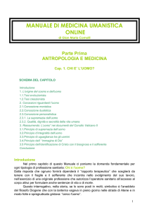 manuale di medicina umanistica online