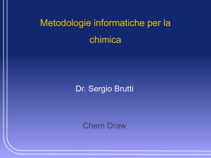 Metodologie informatiche per la chimica