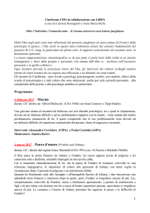 CINEFORUM 2017 calendario z.pages - Centro Italiano di Psicologia