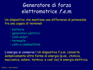 R - dipartimento di fisica della materia e ingegneria elettronica