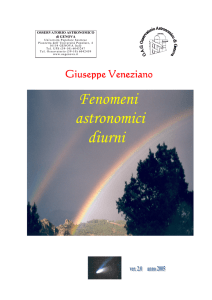Fenomeni astronomici diurni - Sito Ufficiale dell`ALSSA