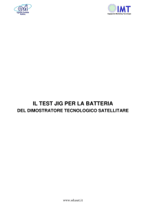 il test jig per la batteria