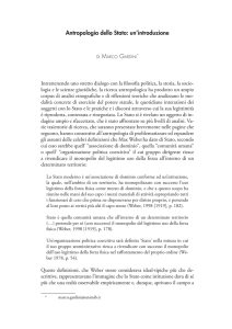 Antropologia dello Stato: un`introduzione