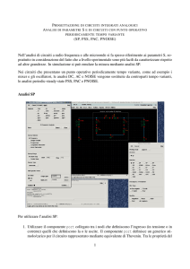 (SP, PSS, PAC, PNOISE) Nell`analisi di circuiti a radio