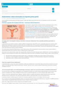 Endometriosi: tutte le domande e le risposte (prima parte