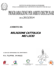 programmazione religione