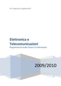 Elettronica e Telecomunicazioni