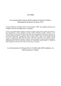 AVVISO - Società Nazionale di Scienze, Lettere e Arti in Napoli