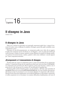 Il disegno in Java