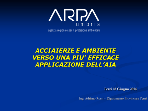 L`esperienza di Arpa Umbria nell`istruttoria tecnica delle AIA del