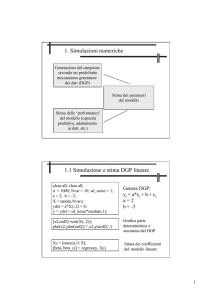 Lucidi esercitazioni con Matlab