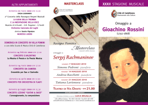 Gioachino Rossini - Reggio Iniziative Culturali