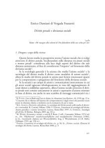 Enrico Damiani di Vergada Franzetti Diritto penale e devianza sociale