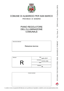 R - Relazione - Comune di Albaredo per San Marco